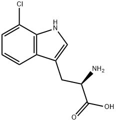 7-CHLORO-D-TRYPTOPHAN Structure