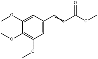 3,4,5-Trimethoxybenzeneacrylic acid methyl ester Structure