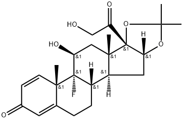 Triamcinolone acetonide Structure