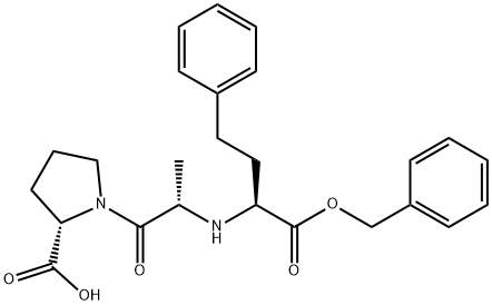 (S)-1-[N-[3-Phenyl-1-[(phenylMethoxy)carbonyl]propyl]-L-alanyl]-L-proline Structure