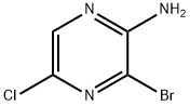 2-AMINO-3-BROMO-5-CHLOROPYRAZINE Structure