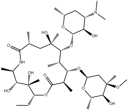 9a-aza-9a-homo Erythromycin A Structure