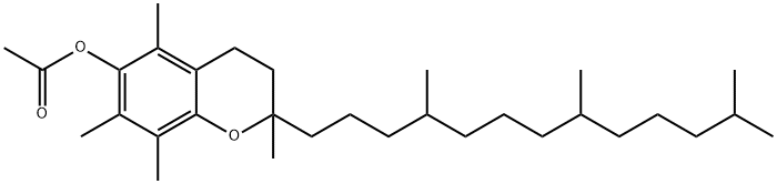Tocopheryl acetate Structure