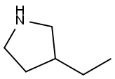 3-ETHYLPYRROLIDINE Structure