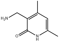 2(1H)-Pyridinone, 3-(aminomethyl)-4,6-dimethyl- (9CI) Structure