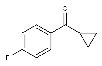 Cyclopropyl 4-fluorophenyl ketone Structure