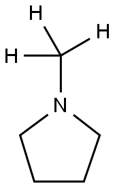 1-METHYL-D3-PYRROLIDINE Structure