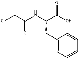 CHLOROACETYL-DL-PHENYLALANINE Structure