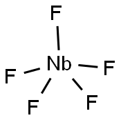 NIOBIUM(V) FLUORIDE Structure