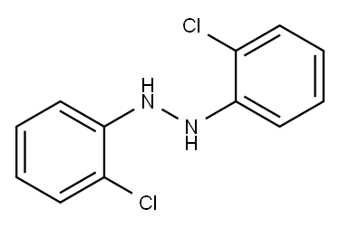 1,2-bis(2-chlorophenyl)hydrazine Structure