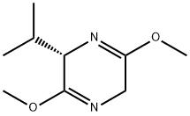 (2S)-(+)-2,5-Dihydro-3,6-dimethoxy-2-isopropylpyrazine Structure