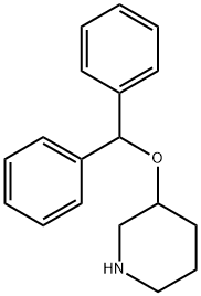 3-(DIPHENYLMETHOXY)PIPERIDINE Structure