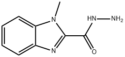 1H-Benzimidazole-2-carboxylicacid,1-methyl-,hydrazide(9CI) Structure
