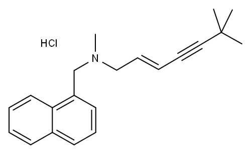 Terbinafine Hydrochloride Structure