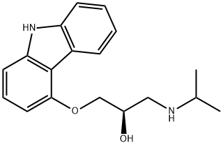 (+)-CARAZOLOL Structure