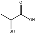 2-Mercaptopropionic acid Structure