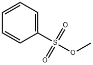 Methyl benzenesulfonate Structure