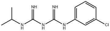 1-(3-Chlorophenyl)-5-isopropylbiguanide Structure
