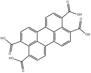 perylene-3,4,9,10-tetracarboxylic acid  Structure