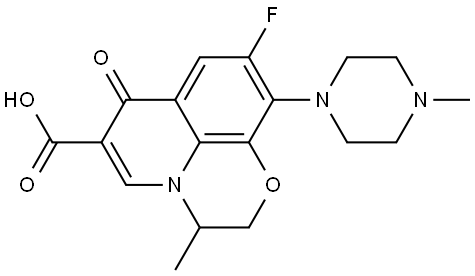 Ofloxacine  Structure