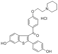 Raloxifene hydrochloride Structure