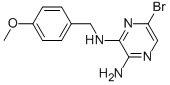 5-BROMO-3-[(4-METHOXYBENZYL)AMINO]PYRAZIN-2-AMINE Structure