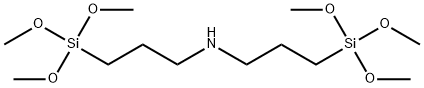 Bis(trimethoxysilylpropyl)amine Structure