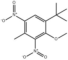 4-tert-Butyl-2,6-dinitro-3-methoxytoluene Structure