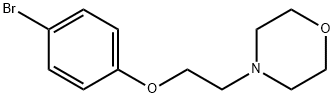 4-[2-(4-Bromophenoxy)ethyl]morpholine Structure