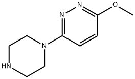 3-methoxy-6-(1-piperazinyl)Pyridazine Structure