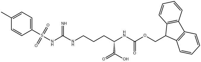 N-Fmoc-N'-tosyl-L-arginine Structure