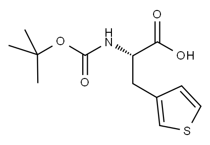 BOC-L-3-THIENYLALANINE DCHA SALT Structure