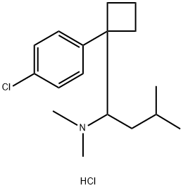 Sibutramine hydrochloride Structure