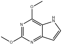 2,4-DiMethoxy-5H-pyrrolo[3,2-d]pyriMidine Structure