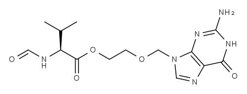 N-ForMyl Valacyclovir Structure
