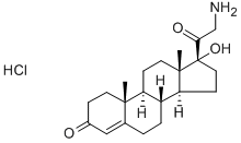 21-Amino-17-hydroxyprogesterone hydrochloride Structure