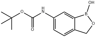 6-(BOC-AMINO)-1-HYDROXY-2,1-BENZOXABOROLANE Structure