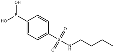 4-(N-BUTYLSULPHONAMIDO)BENZENEBORONIC ACID Structure