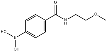 4-(2-METHOXYETHYLAMINOCARBONYL)BENZENEBORONIC ACID Structure