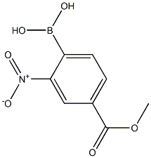 4-METHOXYCARBONYL-2-NITROPHENYLBORONIC ACID Structure