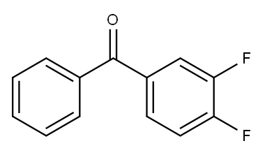 3,4-Difluorobenzophenone Structure