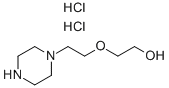 1-[2(2-Hydroxyethoxy)ethyl]piperazine dihydrochloride Structure