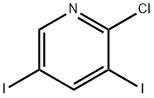 2-CHLORO-3,5-DIIODOPYRIDINE Structure