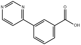 3-(5-Aminopyrimidin-4-yl)benzoic acid Structure