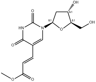 (E)-5-(2-CARBOMETHOXYVINYL)-2'-DEOXYURIDINE Structure