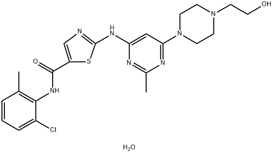 Dasatinib monohydrate Structure