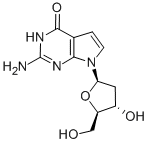 7-DEAZA-2'-DEOXYGUANOSINE Structure