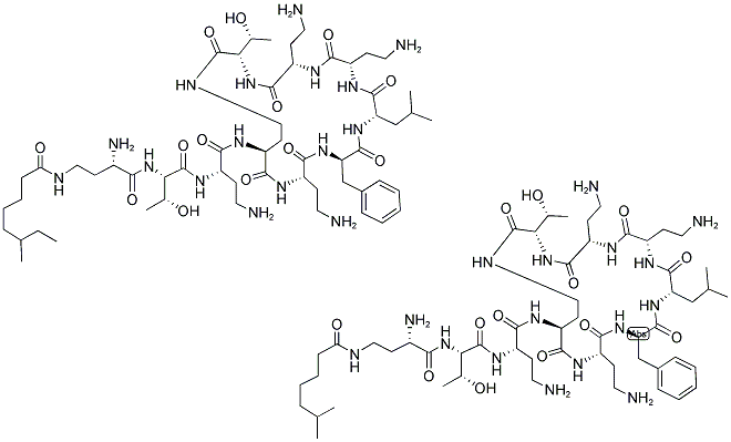 POLYMYXIN B NONAPEPTIDE HYDROCHLORIDE Structure