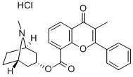 3-Tropinyl 3-methylflavone-8-carboxylate hydrochloride Structure