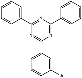 2-(3-Bromophenyl)-4,6-diphenyl-1,3,5-triazine Structure